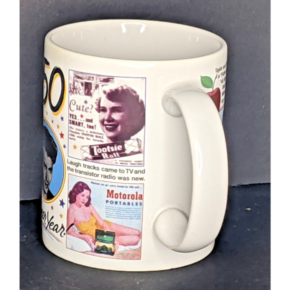 1950 Mug Cup A Banner Year Excellent Gift - Picture 4 of 7
